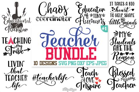 Download 20 Designs Teacher Quotes Bundle SVG Cut Files